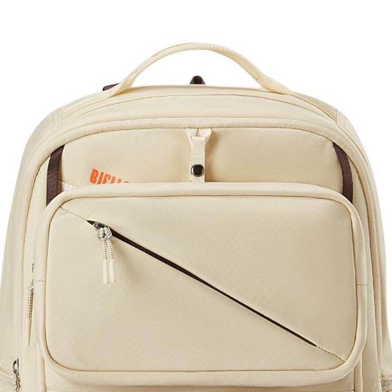 New FILA KIDS Nylon Backpack Medium Unisex Beige K18B431119FWT