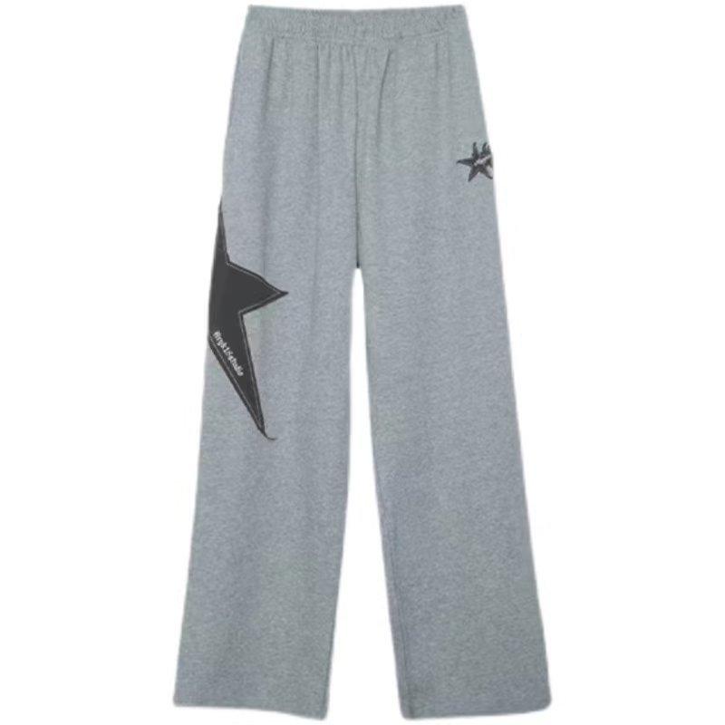 Women's Pants Fashion High Waist Hip Hop Trousers Woman Loose Jogging Sweatpants Casual Pant Wide Leg Trousers Streetwears