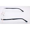 RSINC Unisex Rimless Metal Frame Fashion Tom Gold Black 55-17-142 IB-12 B0DK5LGZGS