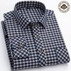 Flannel Shirt Jackets for Men Long Sleeve Regular Fit Button Down Work Shirts Outwear Men's Casual Plaid Heavyweight Cotton Shirt With Pockets