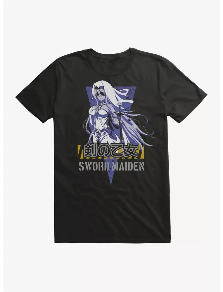 Goblin Slayer Sword Maiden Anime Tshirt Black Gift For Friends S