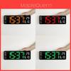Relógio de Parede Digital Moderno Minimalista Com Display LED e Data Para Decoração de Sala de Estar