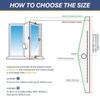 Sealed Air Conditioner Window Seal Weatherproof Window Sealing Kit Window Seal Cloth  Tilt Window