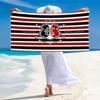 Santa Cruz Print Beach Towel, Large Soft Quick Dry Towel for Beach Camping Swimming