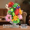 NEW Potted Plant Model MOC Bricks Set Romantic Flowers Bouquet Building Blocks Bonsai DIY Home Decoration Children Toy Girl Gift