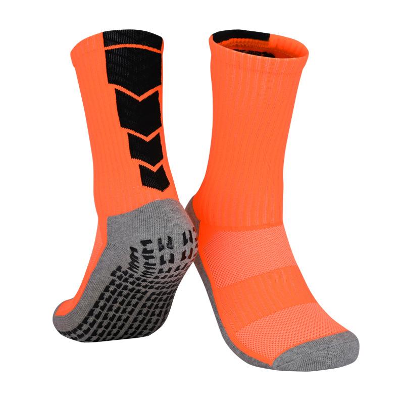 Men'S Dispensing Football Socks Men'S Professional Training Sports Socks Towel Bottom Breathable Medium Tube Socks Non-Slip Socks