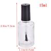 1Pcs 5/10/15Ml Empty Glass Nail Polish Bottle With Brush Nail Oil Glass Bottle