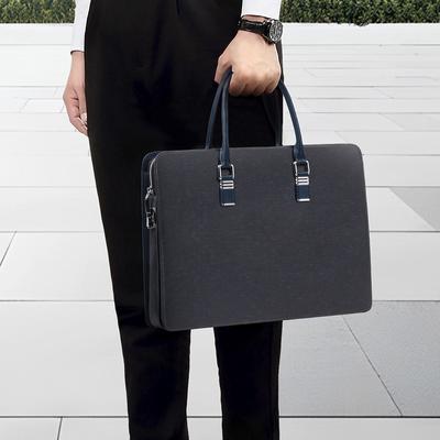 Men's Genuine Leather Anti-theft Password Lock Men's Computer Briefcase Multi-functional Cowhide Business Bag for Men