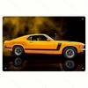 8x12 Inch Vintage Classic Car Metal Sign Wall Decor Weatherproof Iron Embossed Art Plate With Pre Drilled Holes For Garage Home Bar