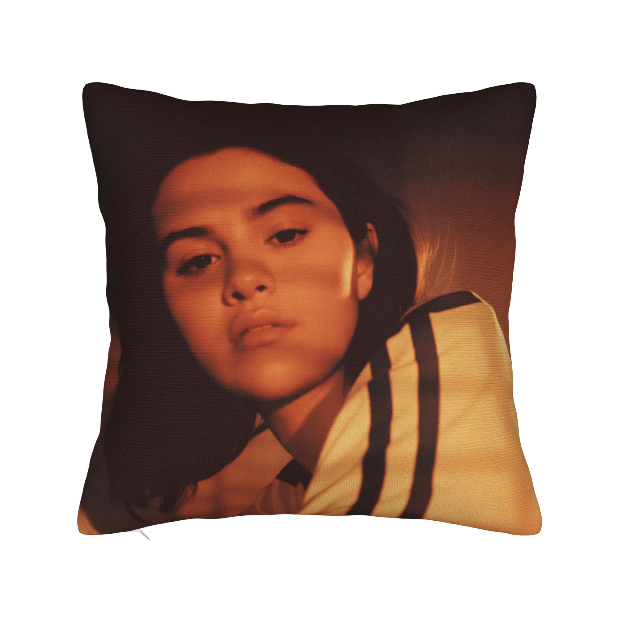 Singer S-Selena G-Gomez I Said I Love You First Pillow Graphic Cushion Cover Morden Pillow Case For Wedding Party Home Decor 12x12Inch