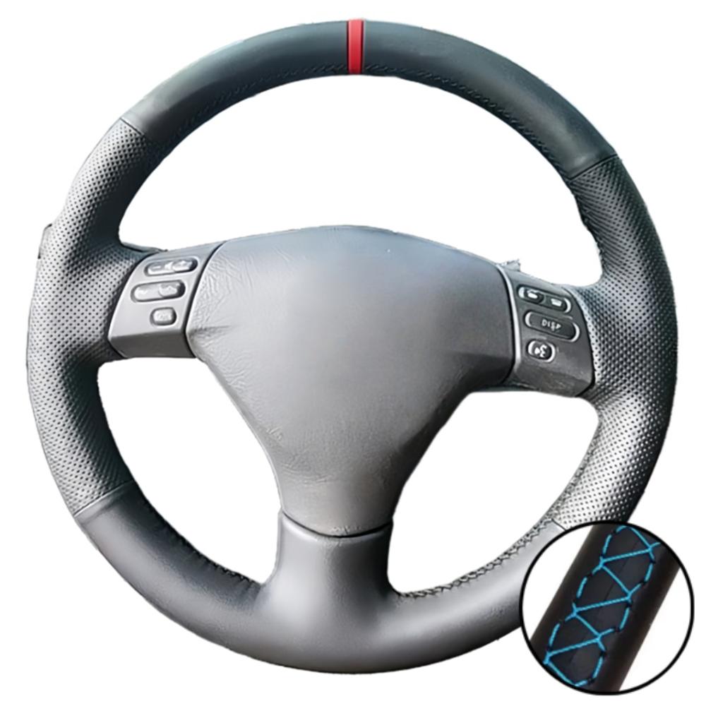 Car Interior Hand Stitched Artificial Leather RX330 RX400h RX400 Toyota Corolla Verso Camry Steering Wheel Cover For Lexus
