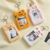 Photo Sleeves Plush Key Rings Photocard Holder Idol Photo Sleeve Case Plush Keychain ID Card Cover