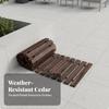 Foldable Wooden Garden Pathway Sturdy Roll-out Outdoor Path Roll-up