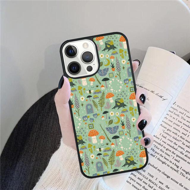 Mushroom Forest Coque Shell For iPhone 17 Air 15 16e 14 13 12 Pro Max 11 Pro Max Plus Phone Case Cover
