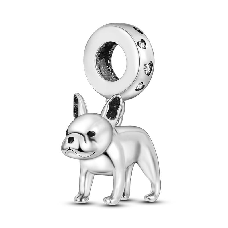 Eiffel Tower Cute Pet Music Ultimate Simplicity 925 Silver Theme Charms Beads Fit 3mm Bracelets DIY Fine Jewelry Making