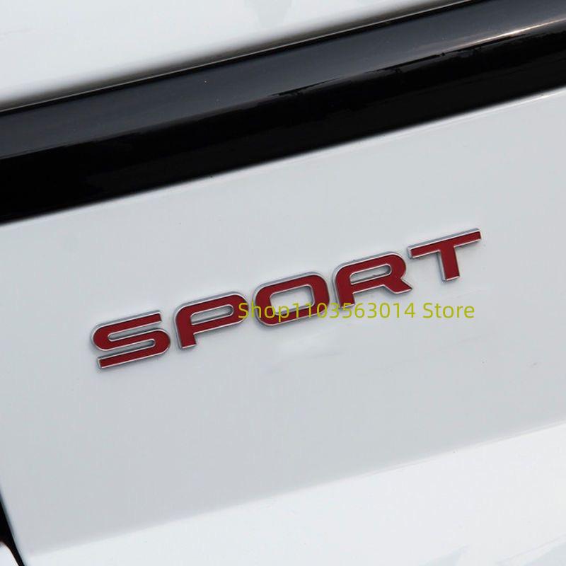 3D ABS Letters SPORT Si4 SDV6 SDV8 Emblem Car Trunk Badge Stickers For Autobiography SPORT