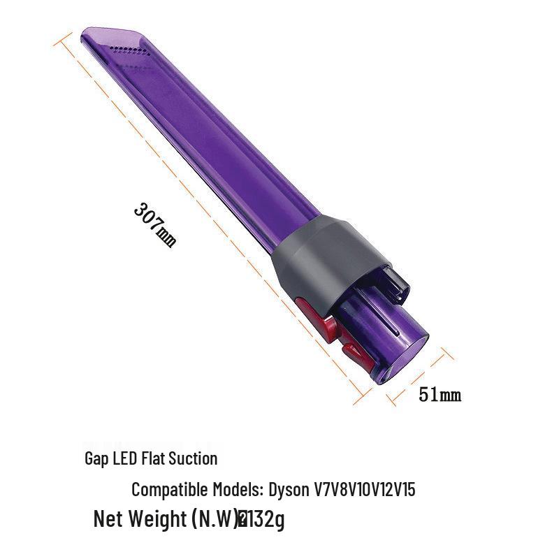 Compatible Crevice Tool for Dyson LED Light V7, V8, V10, V15 Vacuum Cleaners