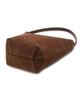 Athe Vanessabruno [Panier] Dark Brown Suede Panier Bucket Bag L Aaba5F201W3