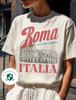 Roma, Italia Comfort Colors Short Sleeve T-Shirt | Rome Colosseum Graphic Tee