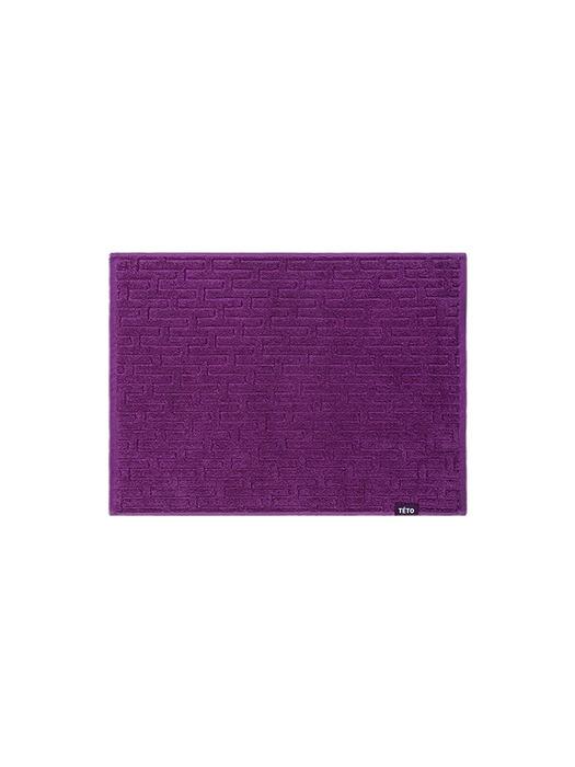 TETO Signature Violet Bath Mat 50x70 Teto Signature Violet Bath Mat 50x70