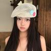 Japanese New Straw Beret Women Summer French Literary Hollow Out Breathable Face Slim Painter Hat