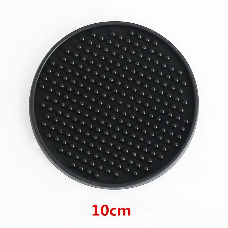 

4 Colors Rectangle Rubber Beer Bar Service Spill Mat For Table cup Black Water Proof Anti-skid Mat Glass Coaster Place plate mat L