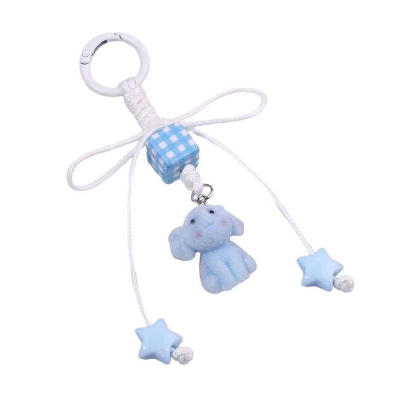 Braided Rope Keychain Elephant Bag Pendant Charm Fashion Backpack Accessories for Handbag,Purse Decorations Gifts
