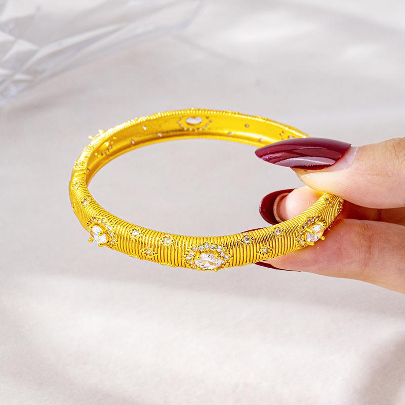 Bracelet Women s Trendy Chinese Style Open Bracelet High-end 17CM