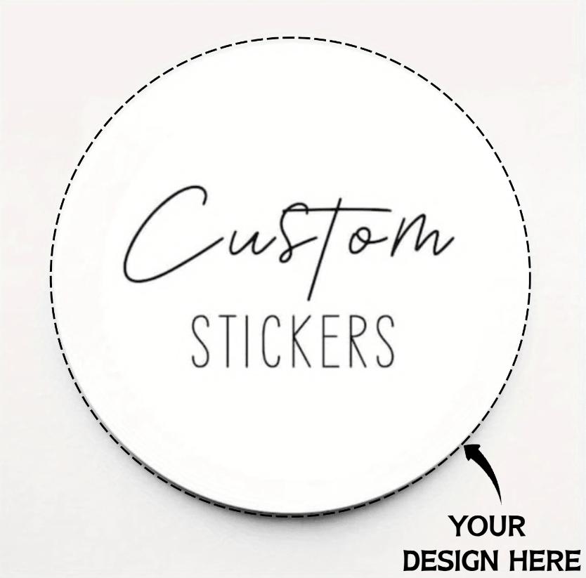 Custom Design Stickers for Any Occasion - Upload Logo/Photo To Create Personalized Decals, Event Decor & Gift Labels