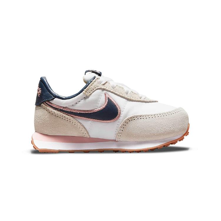 New Nike Waffle Trainer 2 SE Low-Top Toddler Shoes Apricot Blue Powder Infant And Toddler DJ0347-100