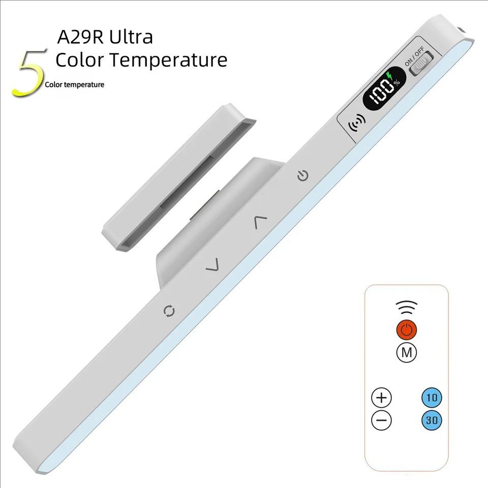 Touch Table Lamp Magnetic Desk Lamp Bulit-in 2500mAh Battery for Reading Cabinet Mirror Bedside Rechargeable Night Lights