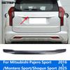 For Mitsubishi Pajero/Montero/Shogun Sport 2016-2024 2025 Carbon Fiber Rear Trunk Lid Tailgate Door Boot Cover Trim Accessories