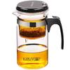 Golden Stove TP200/TP300 Elegant Heat-Resistant Glass Tea Pot & Large-Capacity Cup for Tea Ceremony and Home Brewing.