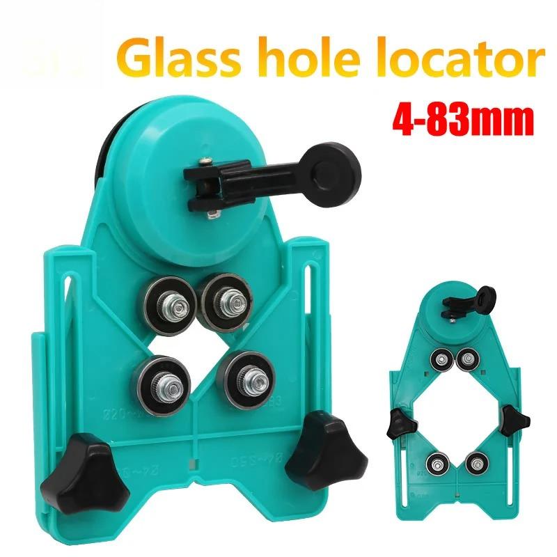 New Adjustable 4-83mm Diamond Drill Bit Tile Glass Hole Saw Core Bit Guide With Vacuum Base Sucker Tile Glass Open Locator Tool