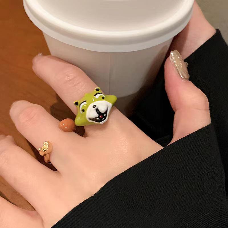 Niche Design Butterfly and Snake Rings: Stylish High-End Jewelry Set for Trendy Girls