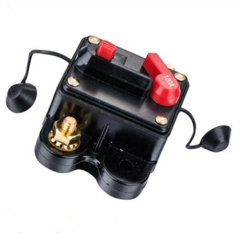 100 Amp Manueller Rücksetz-Leistungsschalter 12v/24v Auto Auto Boot Audio Sicherungshalter