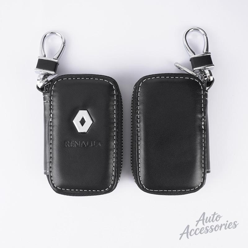 Leather Key Wallet Car Key Bag Multi Function Key Case For Renault Sport Duster Megane 2 3 koleos duster logan clio Accessories PP8