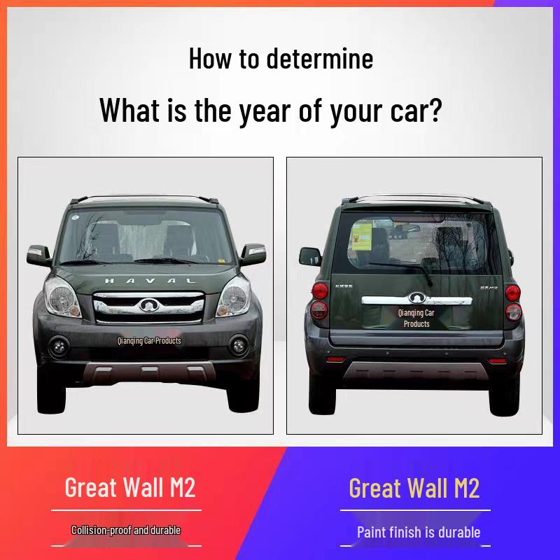 Applicable Great Wall M2 Front and Rear Bumper with Original Car Protection Bar