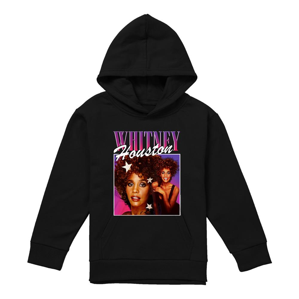 Whitney Houston Childrens/Kids She´s A Star Heather Pullover Hoodie