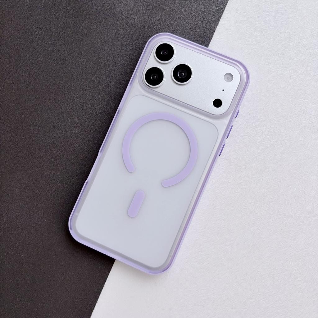 Applicable To Apple 17Promax Mobile Phone Case, Skin-sensitive Magnetic Suction iPhone16PM Simple and Transparent 15 Anti-drop Protective Case