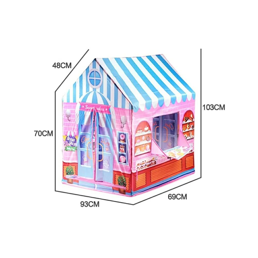 Tent for Sweets Store Authentic Tent Kids Tent [AiO JAPAN] Children, Shop, Store, Cake, Donut, Sweets, House,