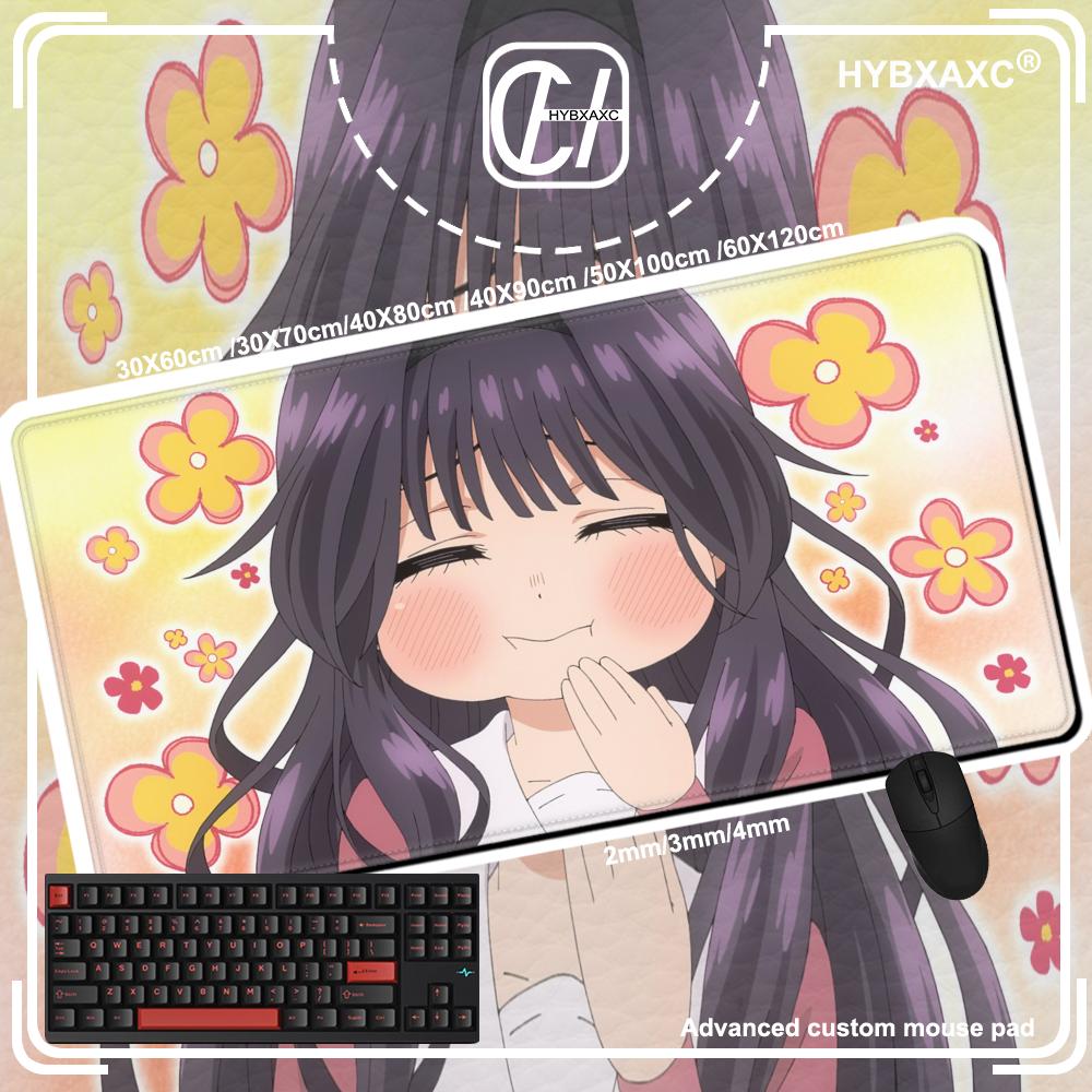 Kaoruko Waguri Mousepad Anime The Fragrant Flower Blooms with Dignity Mouse Pad Locking Edge HYBXAXC Laptop Gaming Keyboard Pad