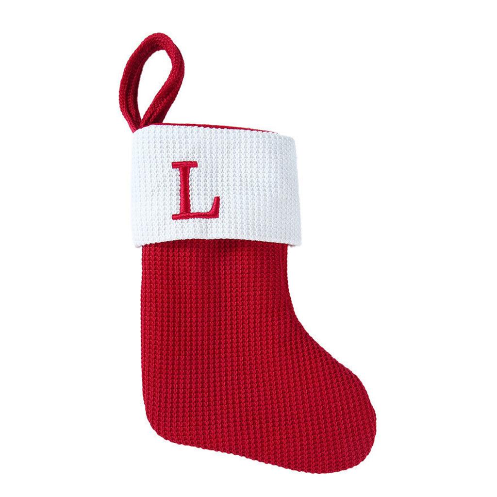Christmas Letter Knitting Socks Christmas Tree Ornaments Christmas Decorations For Home 2025 Navidad Noel 2026 Xmas Gift