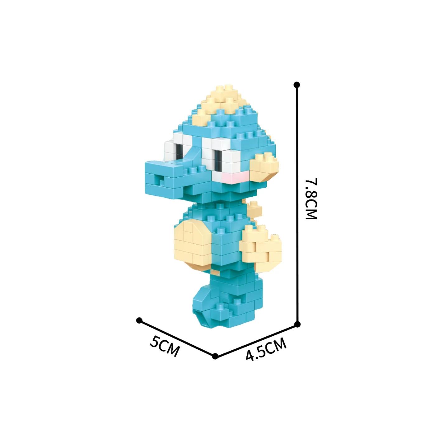 

KNEW BUILT Clownfish Whale Seahorse Shark Oceanic Micro Mini Construction Block Toy-Puzzle Gift Idea ideal for KidDecorate RoomsEasy Assemble in bag