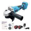 Makita Compatible Rechargeable Grinder Set Grinders Charger Set Disc Polishing Grinding Variable 18V Longsafe (2 + (125mm)) - Grinder, Handle, Sander,