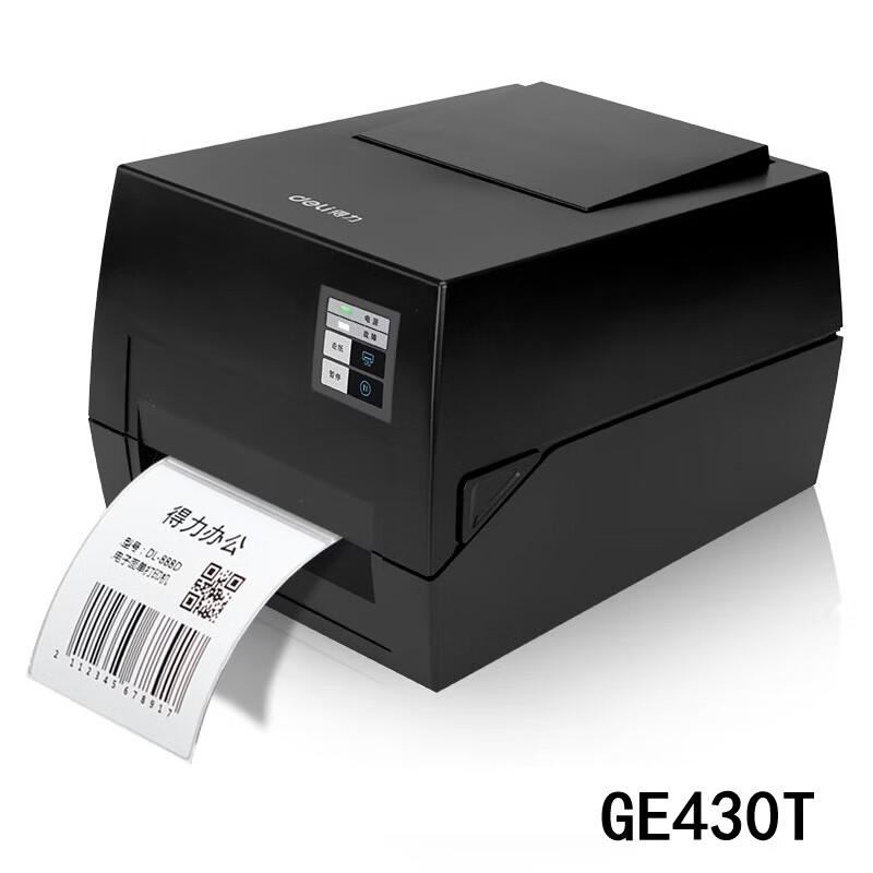 Deli GE430T Thermal Transfer Label Printer CN plug (adapter included)