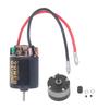 RC Car Gearbox Motor Mount 540 Brushed Motor with 1 3 Reduction Planetary Gear Box 15T Gear for 1 10 RC Crawler Car 80T