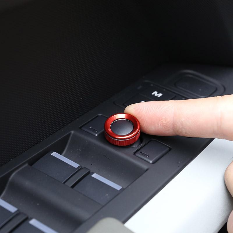 For Land Rover Defender 110 2020-2024 Aluminum Car Air Conditioning Knob Reversing Mirror Adjustment knob Cover Car Accessories
