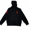 Polo Ralph Lauren FW23 Logo Hoodie Men Sweatshirt Black 710692773-002