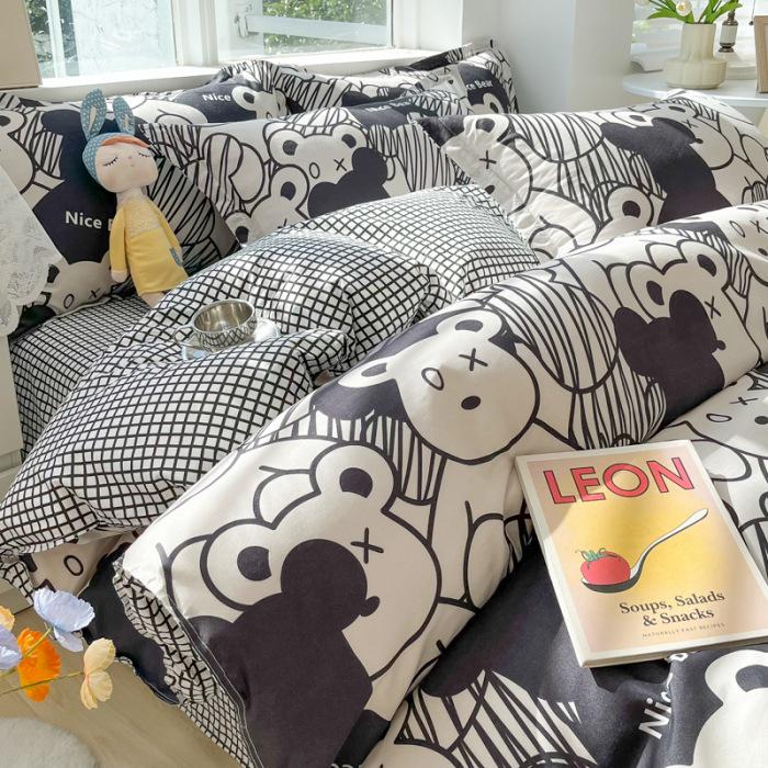 Nantong Aloe Vera Cotton Student Dormitory Summer Bedding Set